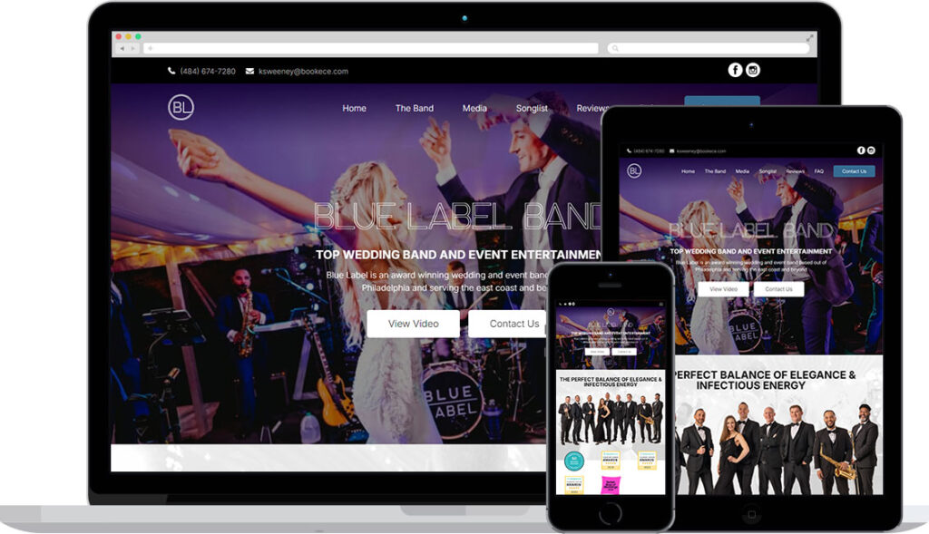 Band Website Design